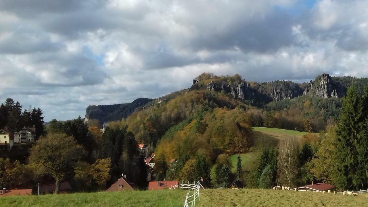Ferienwohnung Zum Lilienstein Bad Schandau Ngoại thất bức ảnh