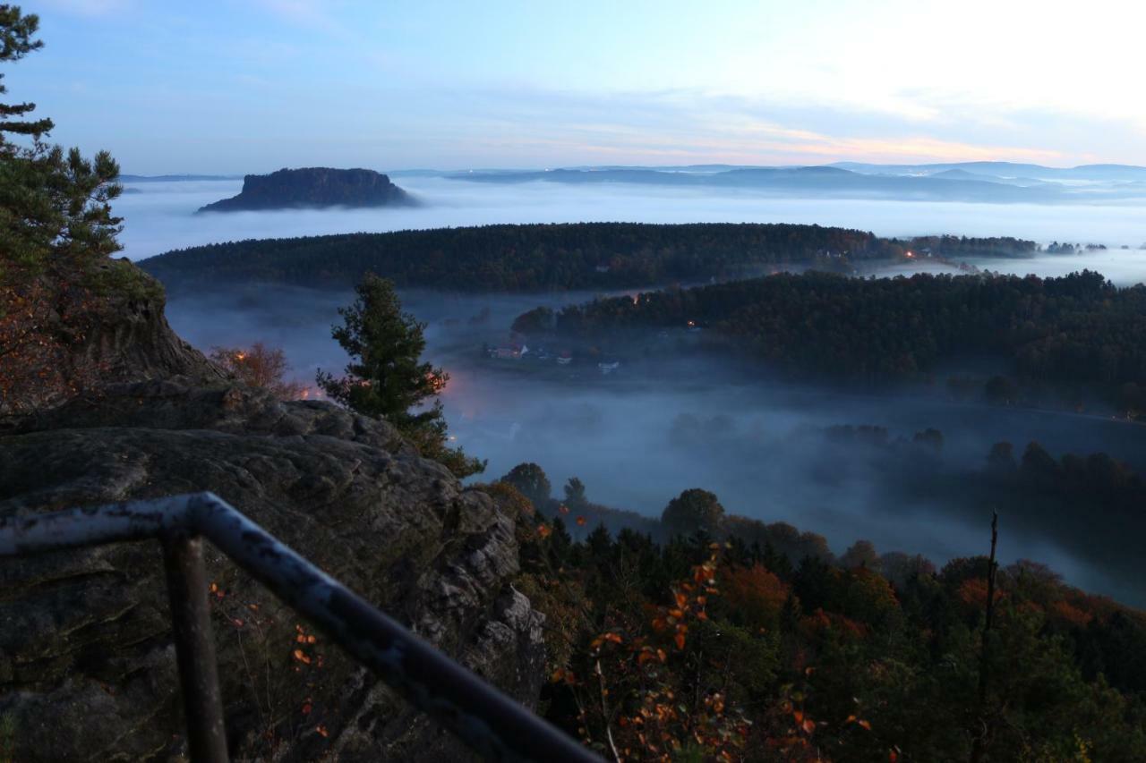 Ferienwohnung Zum Lilienstein Bad Schandau Ngoại thất bức ảnh